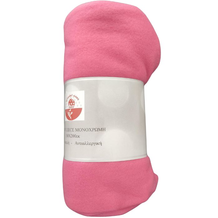 Κουβέρτα Fleece Υποαλλεργική Φούξια 150x200 cm